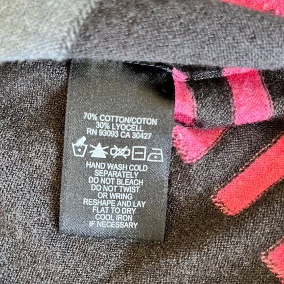 Nic + Zoe Geometric Color Block Tunic Sweater, Lg - Picture 6 of 6